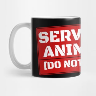 Service Animal Do Not Pet Mug